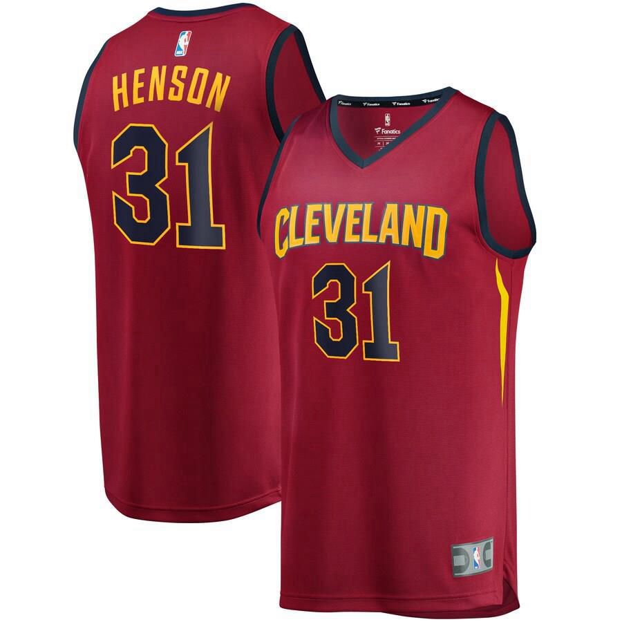 Cleveland Cavaliers John Henson Fanatics Branded Replica Fast Break Player Icon Jersey Kids - Burgundy | Ireland F8404S3