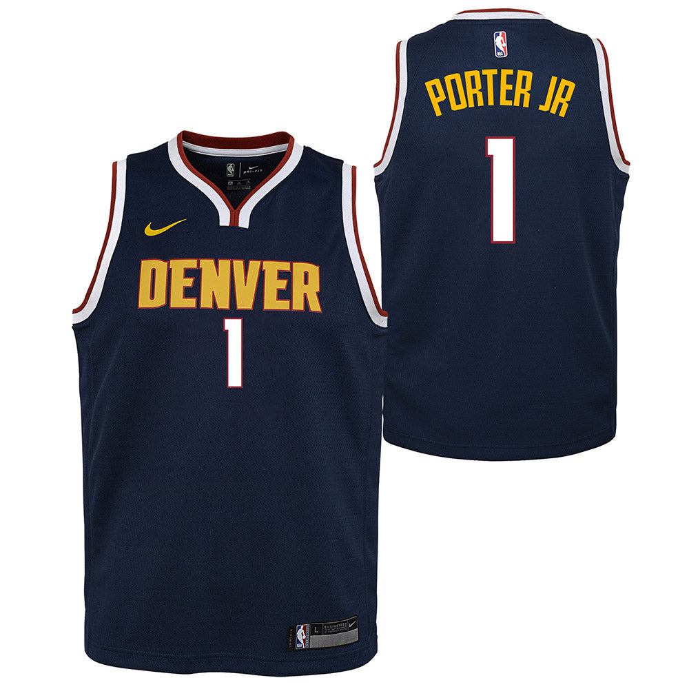 Youth Denver Nuggets Michael Porter Jr. Icon Edition Jersey - Navy