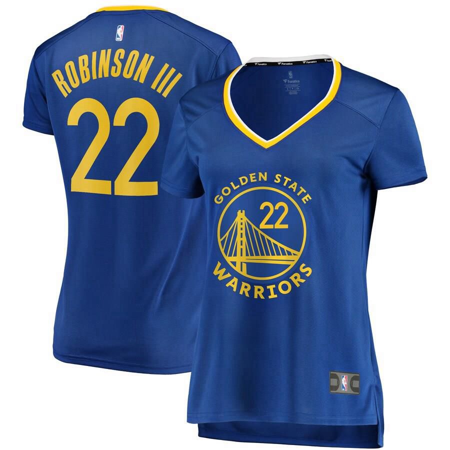 Golden State Warriors Glenn Robinson III Fanatics Branded Replica Fast Break Player Icon Jersey Womens - Blue | Ireland I8941R7